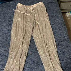 Gibson&Latimer Sparkly silver pants